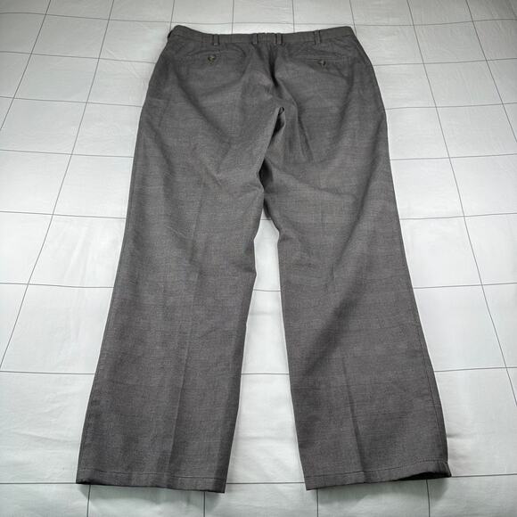 Peter Millar Pants Men 36 Gray Glen Plaid Trouser Preppy Classic Career Business - Picture 2 of 11